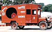 Air calliope in show truck